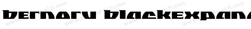 Bernoru BlackExpanded字体转换